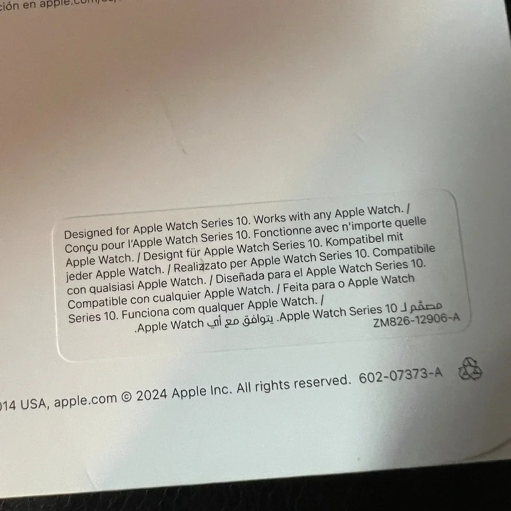 Apple Watch Sport Band 46mm Plum Sport Loop Purple M M New Sealed OEM Genuine